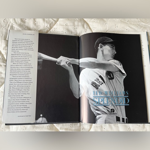 Book- A Splendid Life About the Legendary Baseball Player Ted Williams Used - Picture 3 of 3